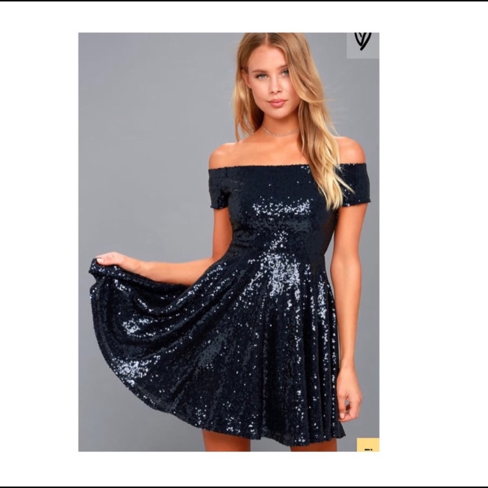 Lulus blue dress